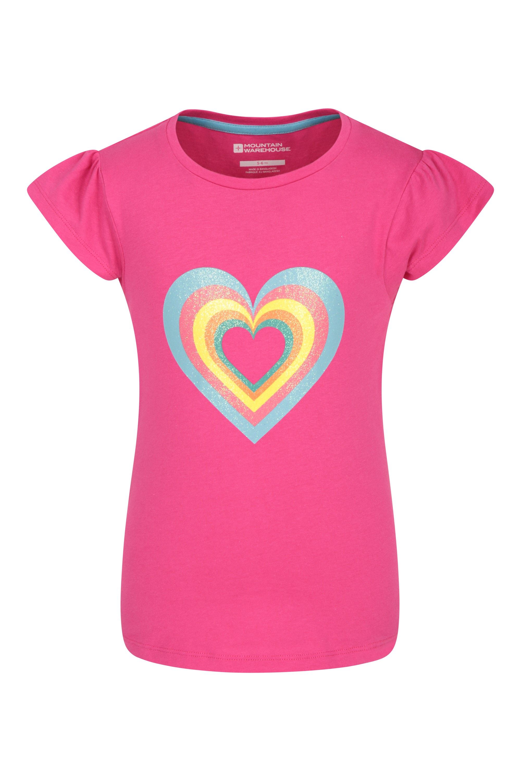 100/% Cotton for Spring Mountain Warehouse Unicorn Sequins Kids Tee