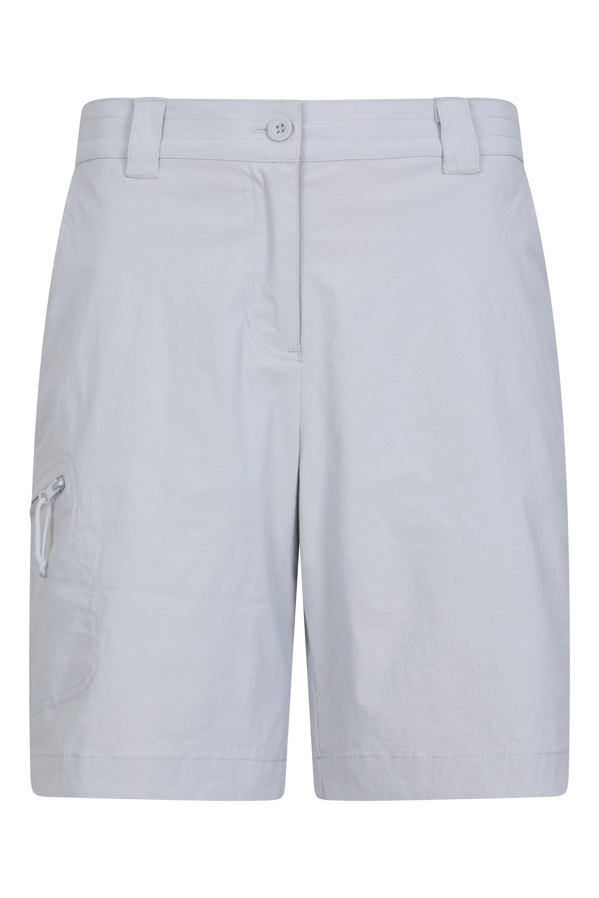 Hiker Stretch Womens Shorts - Grey