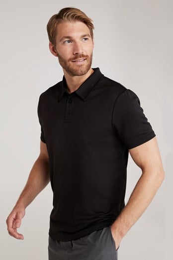 Endurance Isocool Mens Polo Black