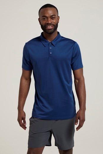 Endurance Isocool Mens Polo Dark Blue