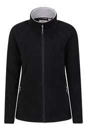 Sky Womens Full-Zip Fleece Jacket Black