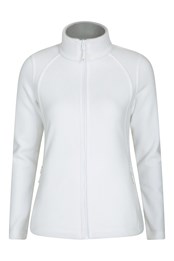 Sky Womens Full-Zip Fleece Jacket White