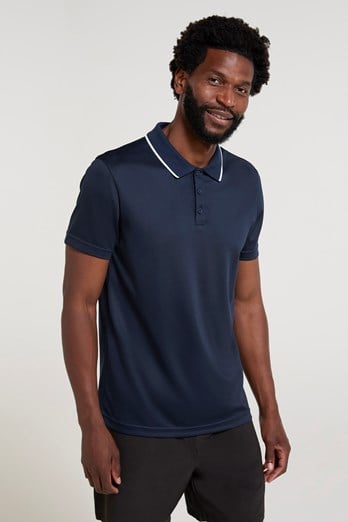 Tournament Mens IsoCool Polo Navy