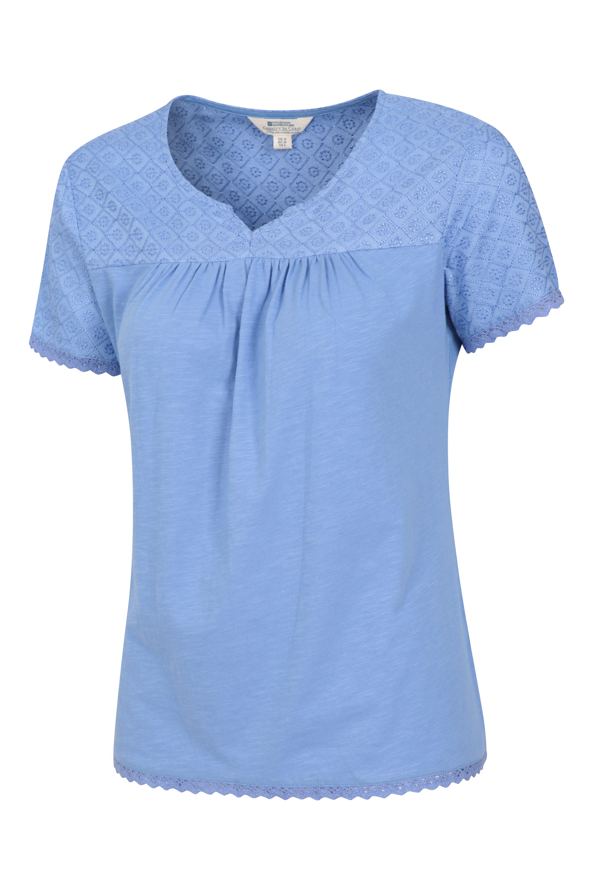 Naples Embroidered Womens Top