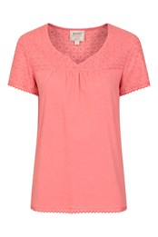 Naples Embroidered Womens Top