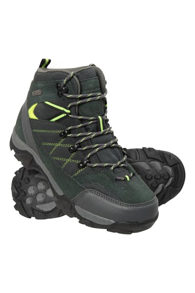 Trail Waterproof Kids Boots - Green