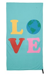 Recycled Giant Printed Microfibre Towel - 150x85cm