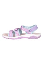 Purple WAVE KIDS 3 STRAP SANDAL Image 4