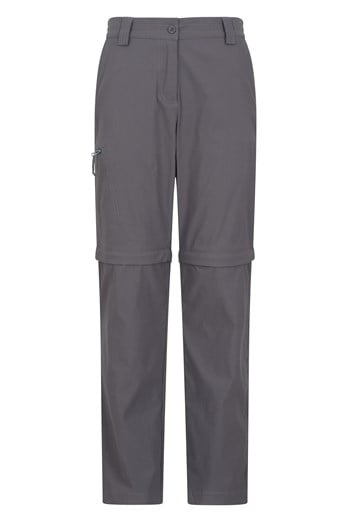 Hiker Stretch Womens Zip Off Trouser Charcoal
