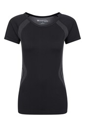 Track T-shirt sin costuras mujer