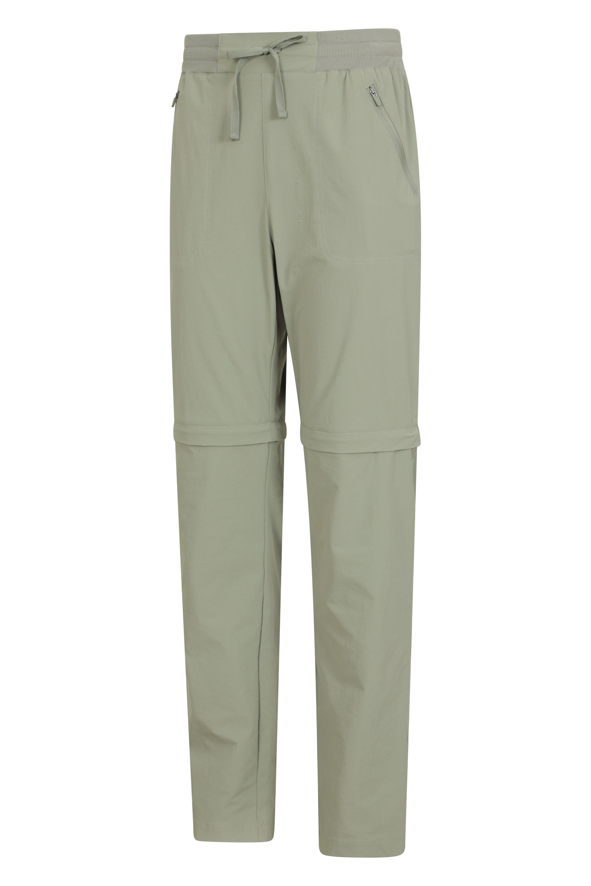 Mountain Warehouse Explorer Womens Zip-Off Pants - Short Length - Green | Size 10