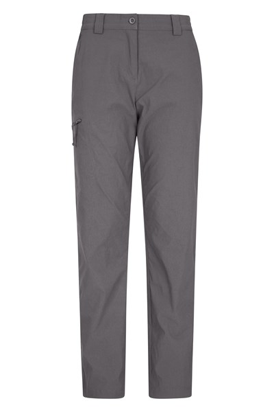 Hiker Womens Stretch Trousers - Short Length - Grey