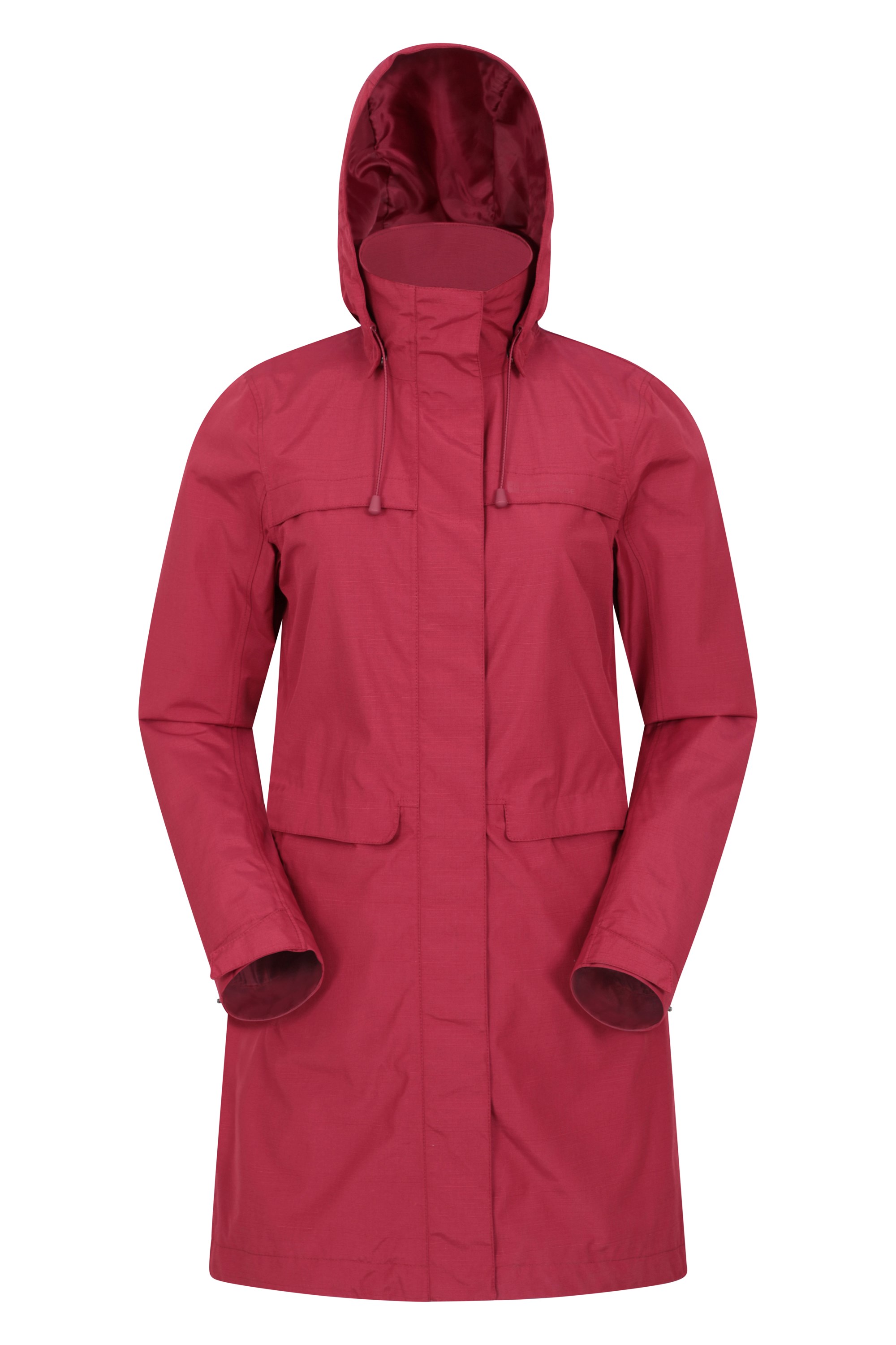 mehrere Taschen verstellbar Wasserabweisende Regenjacke Mountain Warehouse Westport Damen-Winterlangjacke Mantel warme Winterjacke 