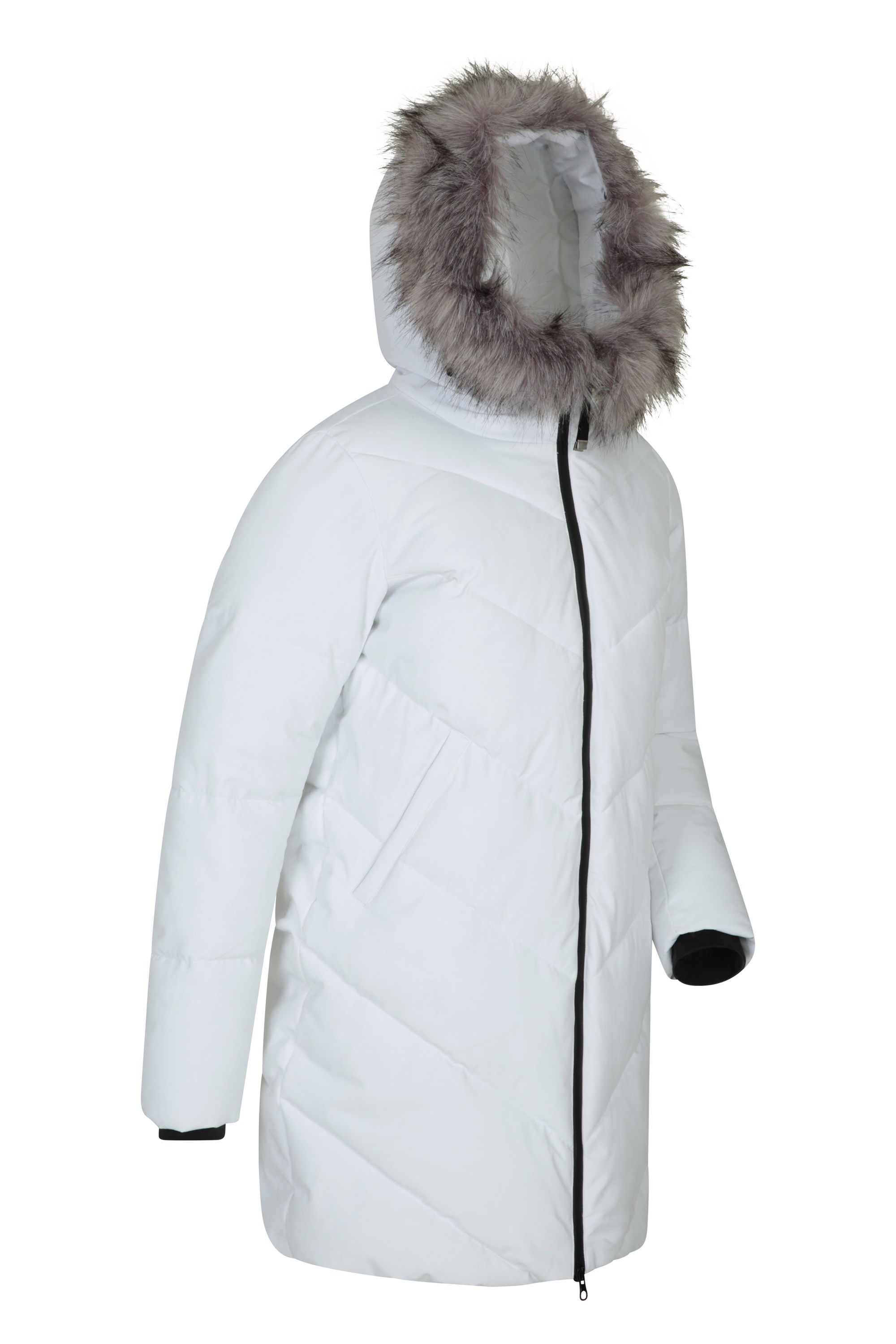 advance womens long padded jacket