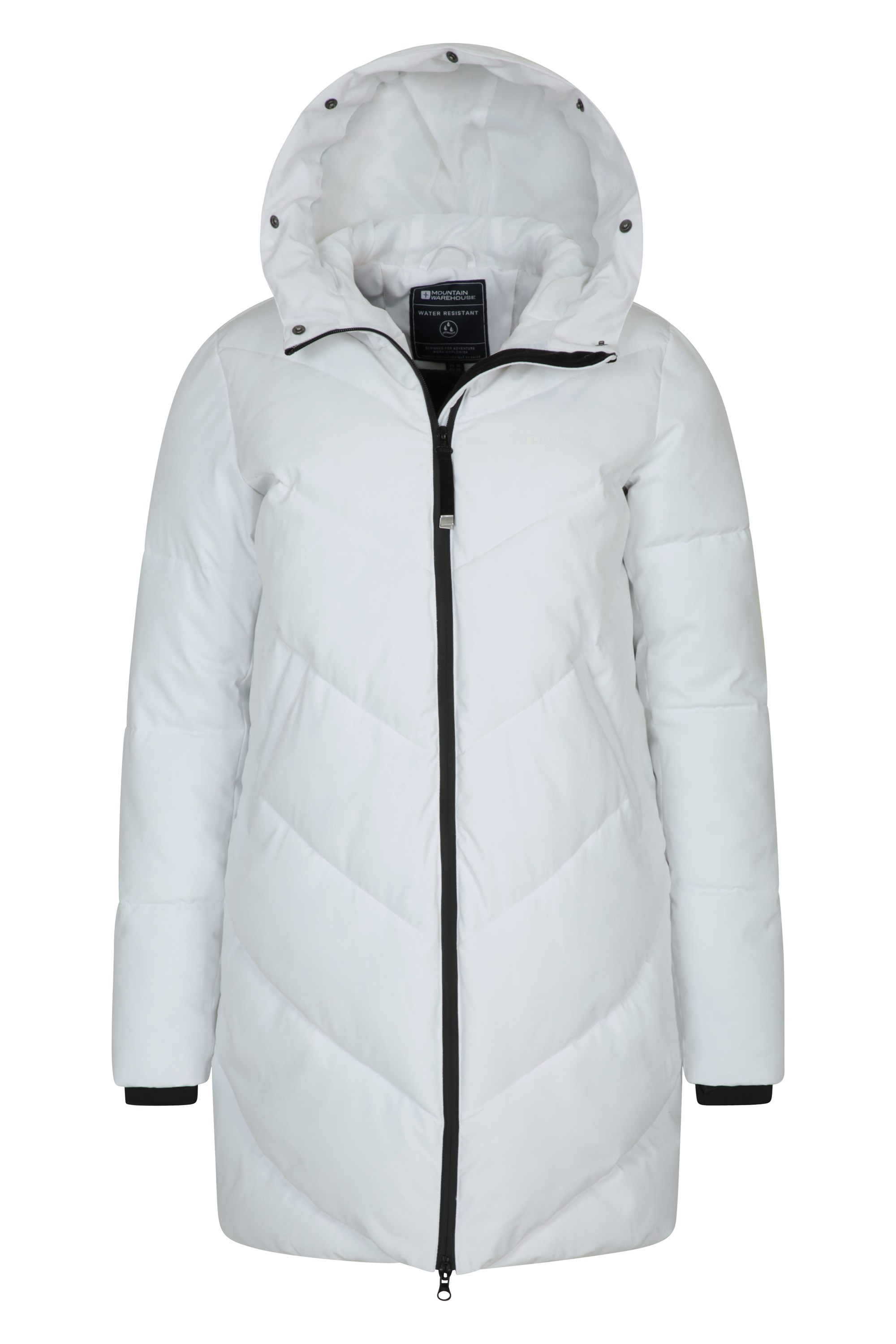 advance womens long padded jacket