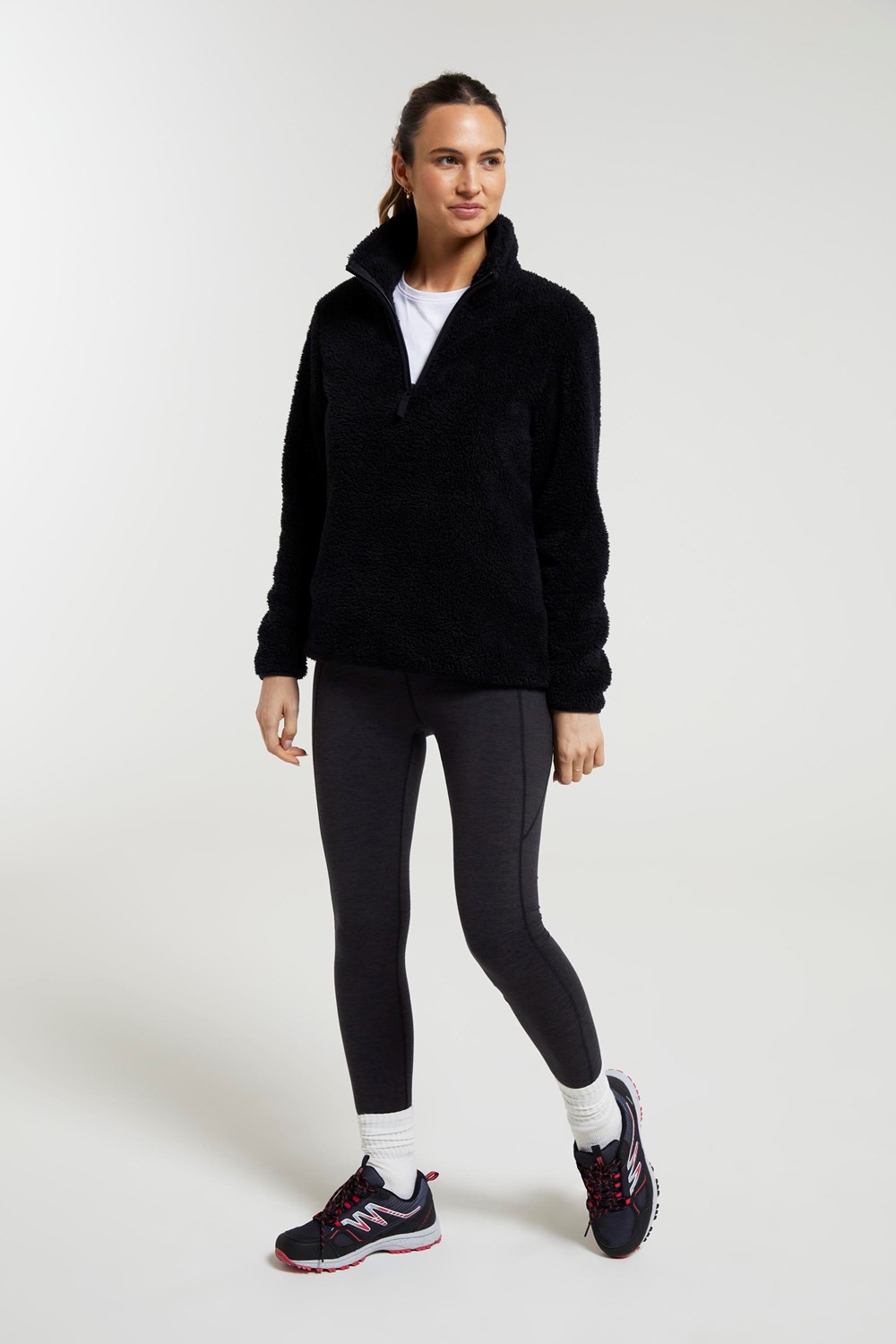 Suéter de invierno Mountain Warehouse de peluche para mujer polar cálido transpirable - Imagen 27 de 114