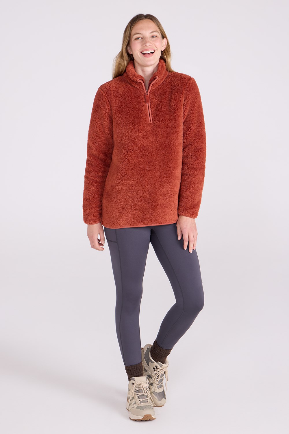 Suéter de invierno Mountain Warehouse de peluche para mujer polar cálido transpirable - Imagen 64 de 114