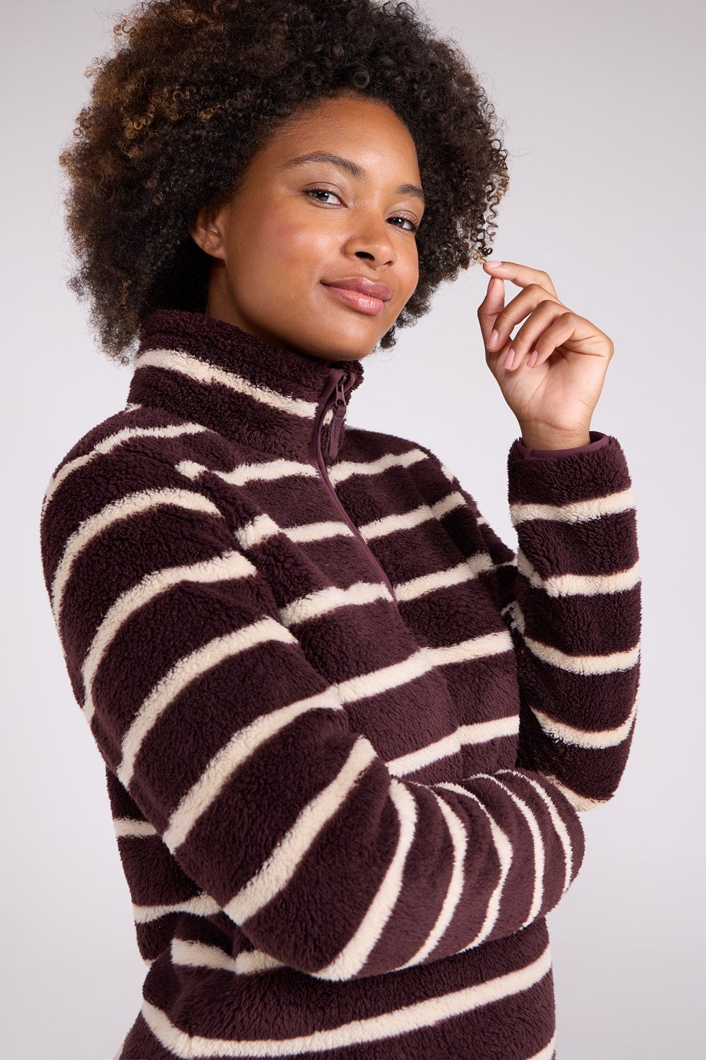 Suéter de invierno Mountain Warehouse de peluche para mujer polar cálido transpirable - Imagen 46 de 114