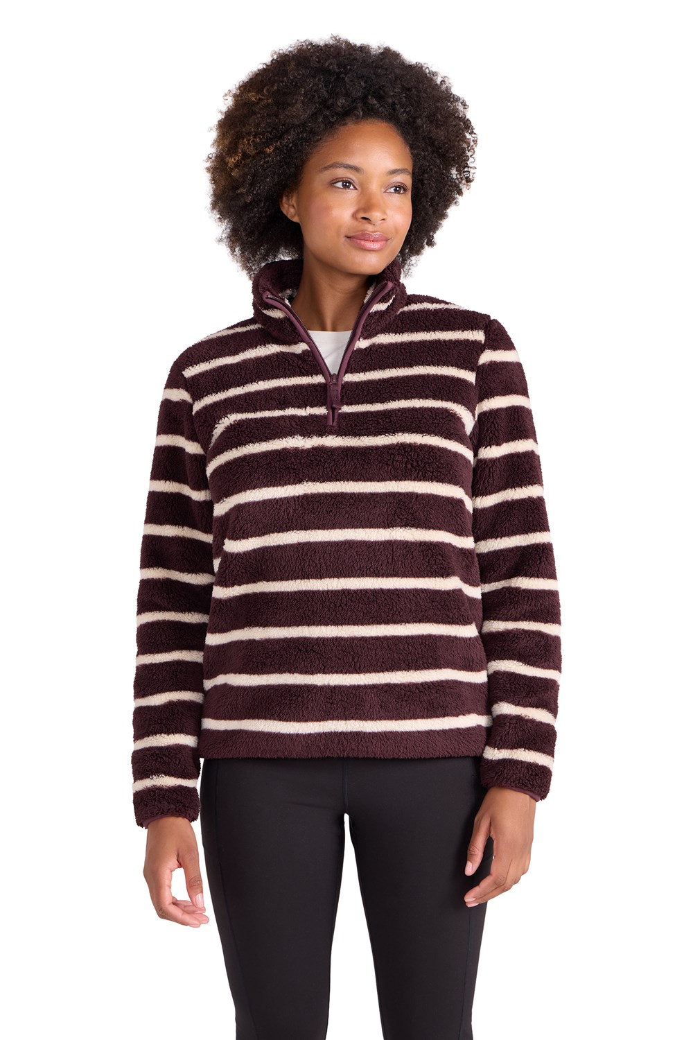 Suéter de invierno Mountain Warehouse de peluche para mujer polar cálido transpirable - Imagen 54 de 114