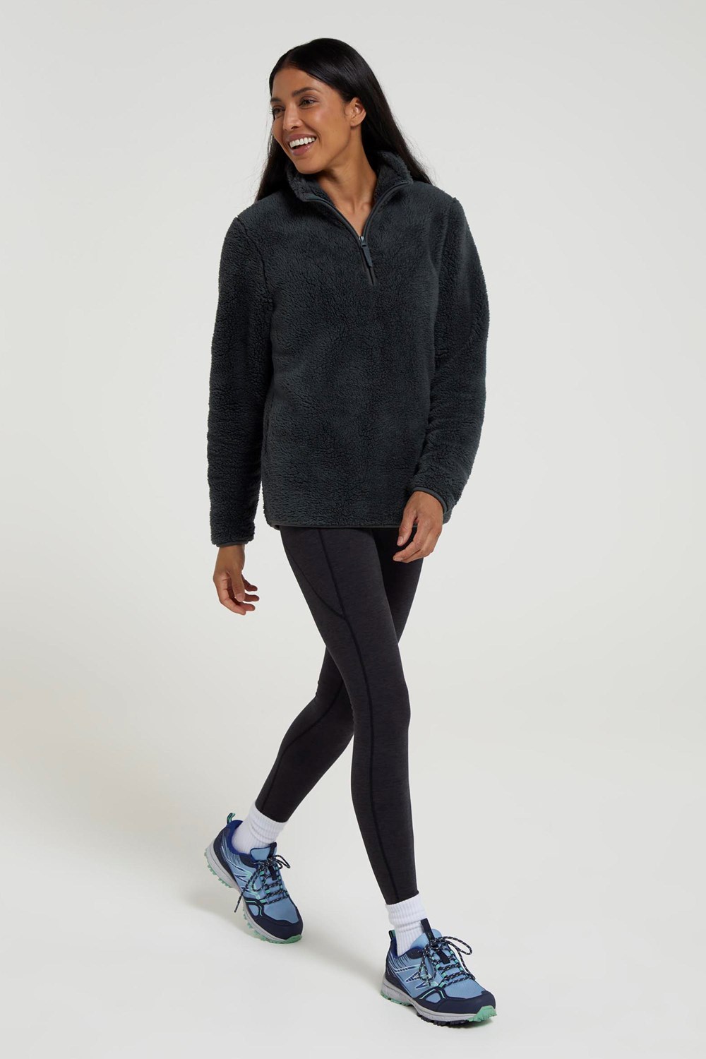 Suéter de invierno Mountain Warehouse de peluche para mujer polar cálido transpirable - Imagen 89 de 114