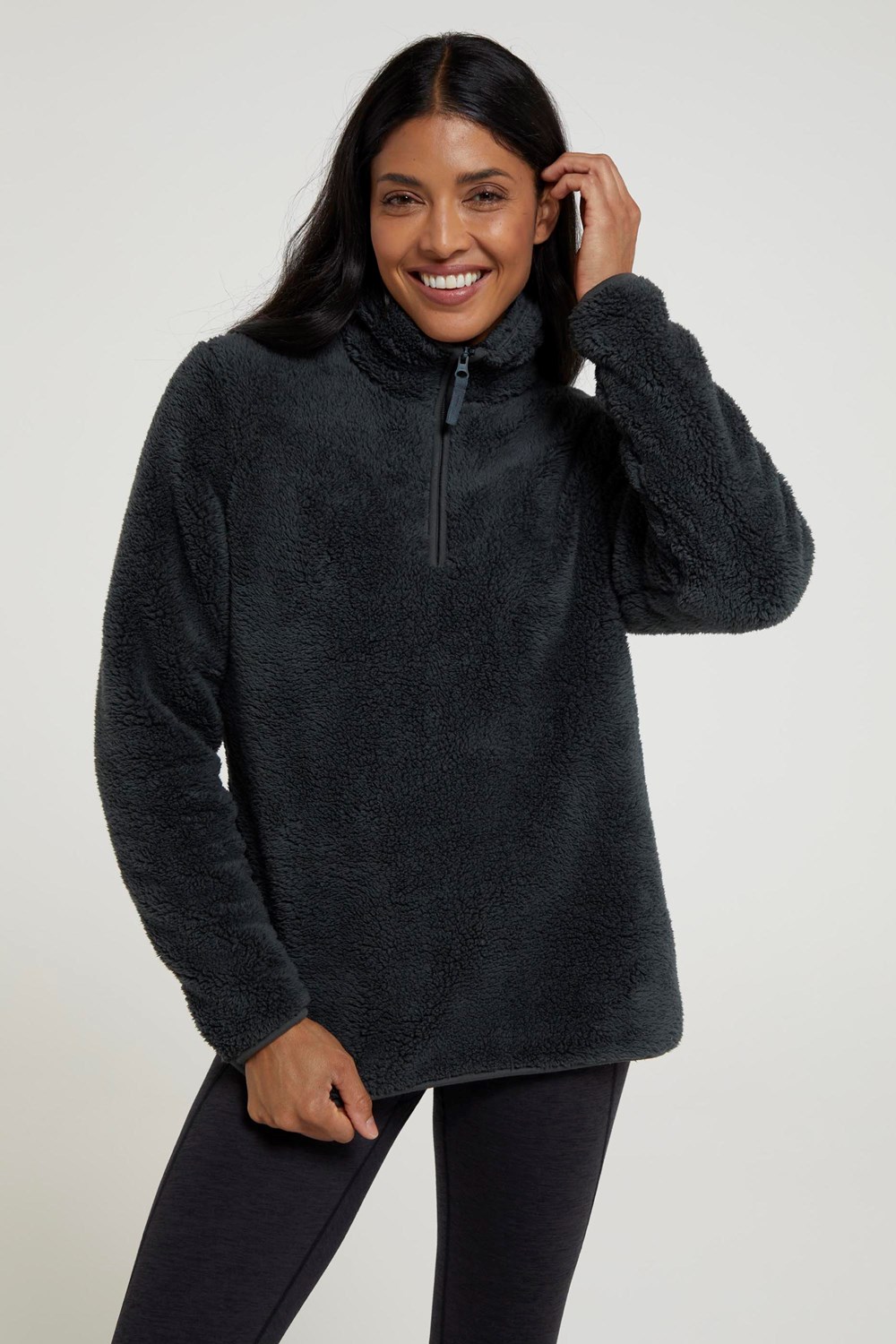 Suéter de invierno Mountain Warehouse de peluche para mujer polar cálido transpirable - Imagen 91 de 114