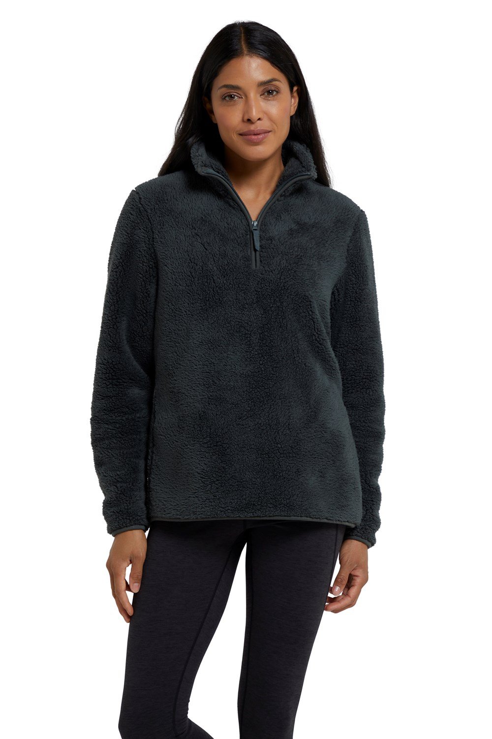 Mountain Warehouse Teddy Womens Fleece Ladies Warm Breathable Winter Sweater - Picture 53 of 70