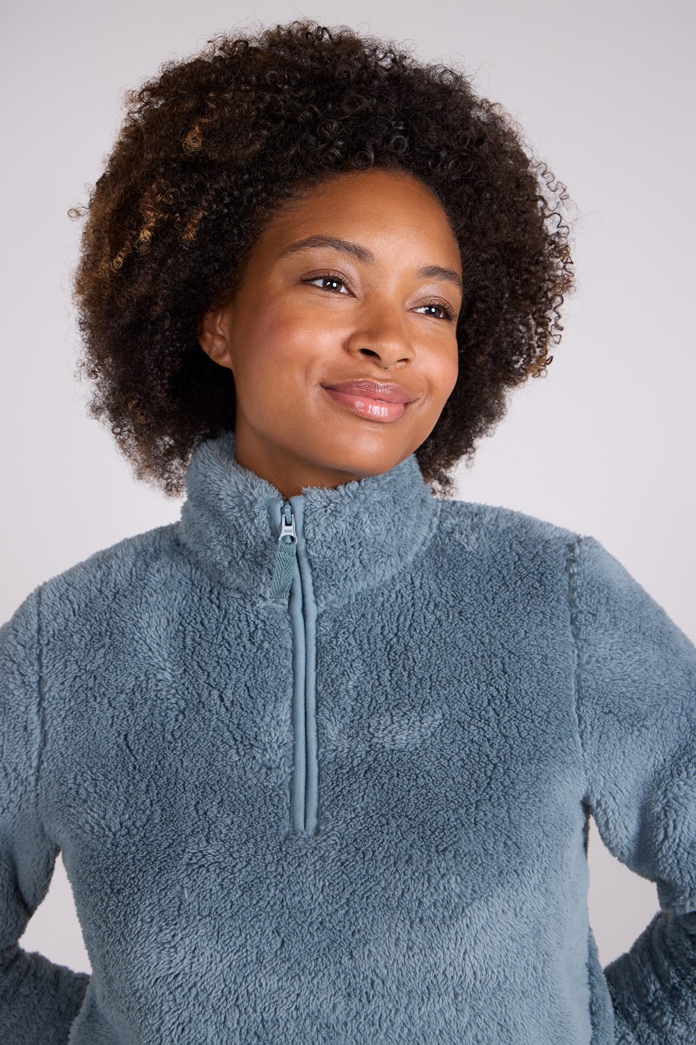 Suéter de invierno Mountain Warehouse de peluche para mujer polar cálido transpirable - Imagen 77 de 114