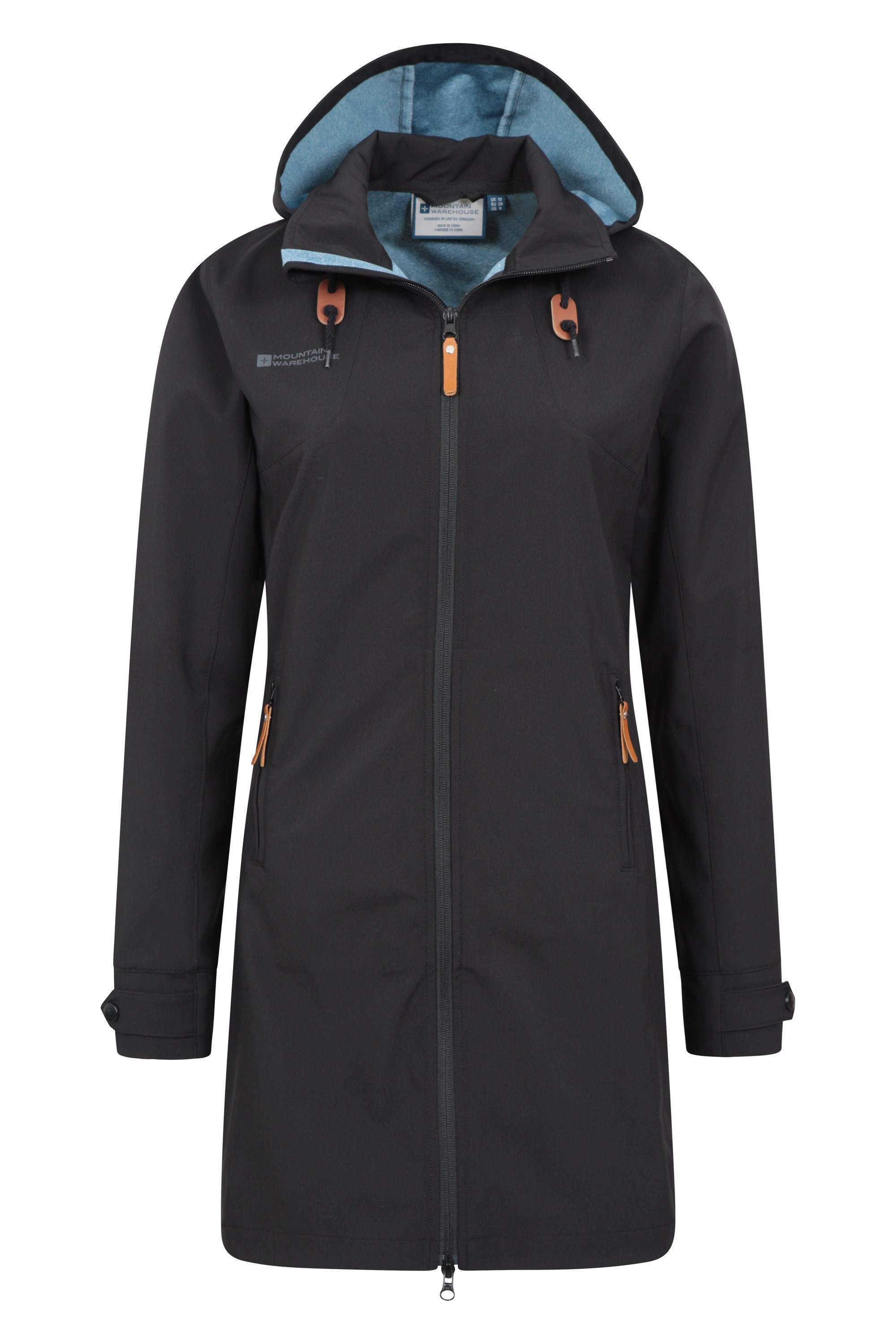 women's longline softshell jacket