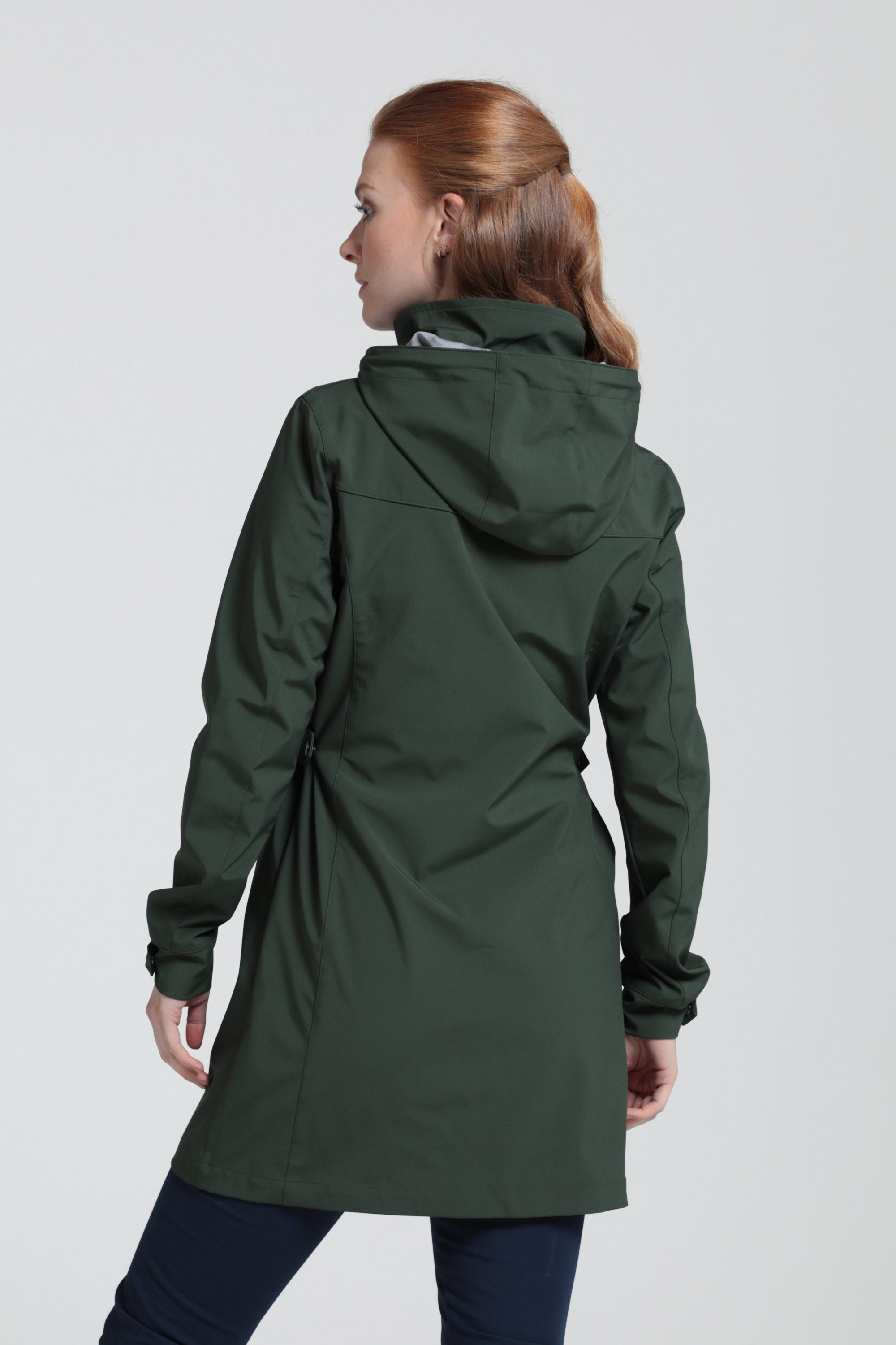 women's longline softshell jacket