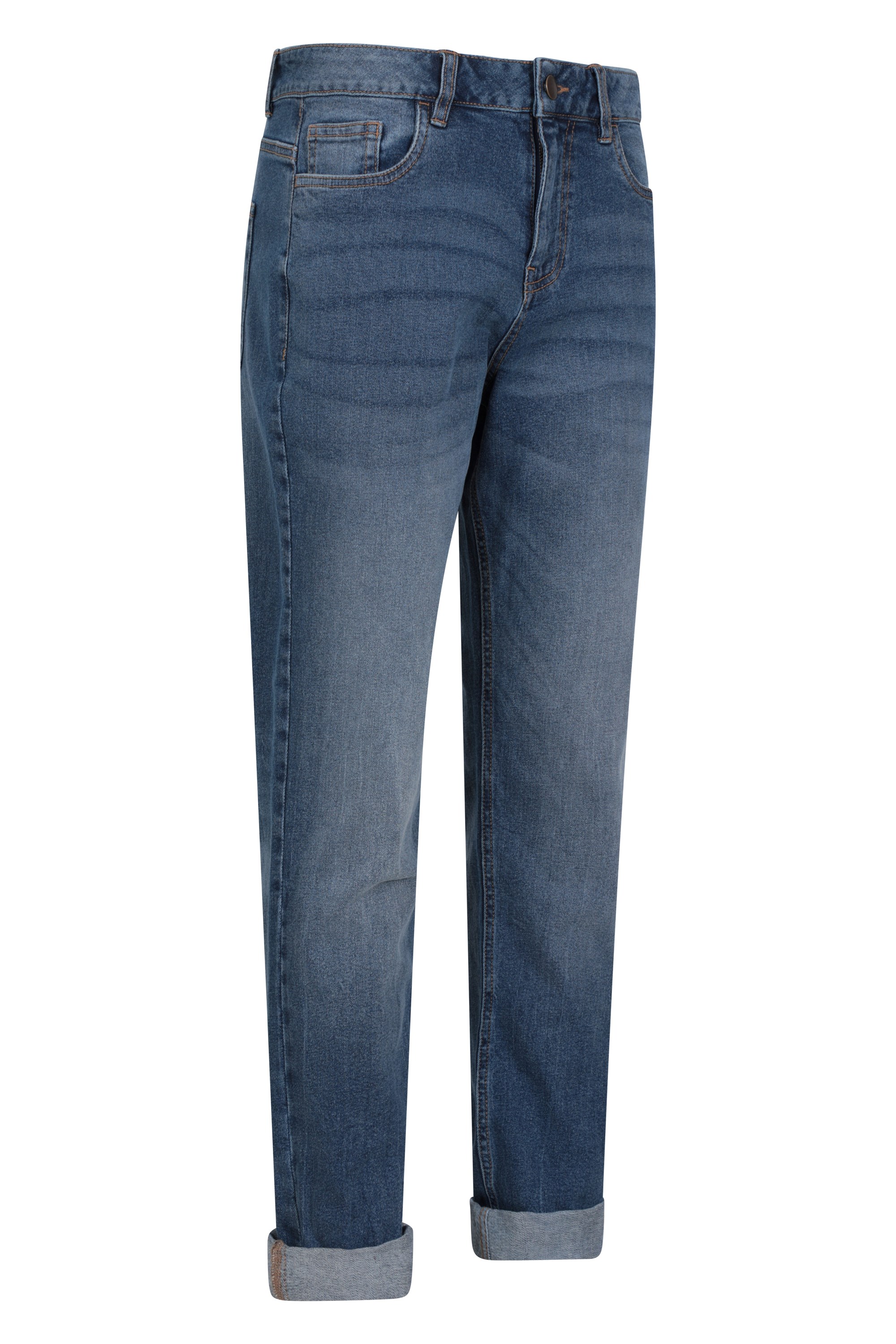 Turn-Up Womens Boyfriend Jeans
