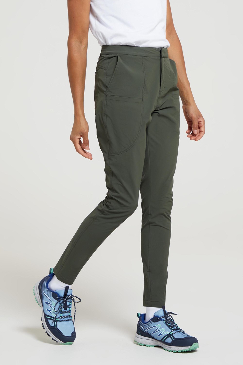 Mountain Warehouse Kesugi Womens Trekking Trousers Slim Fitted Flexible Pants
