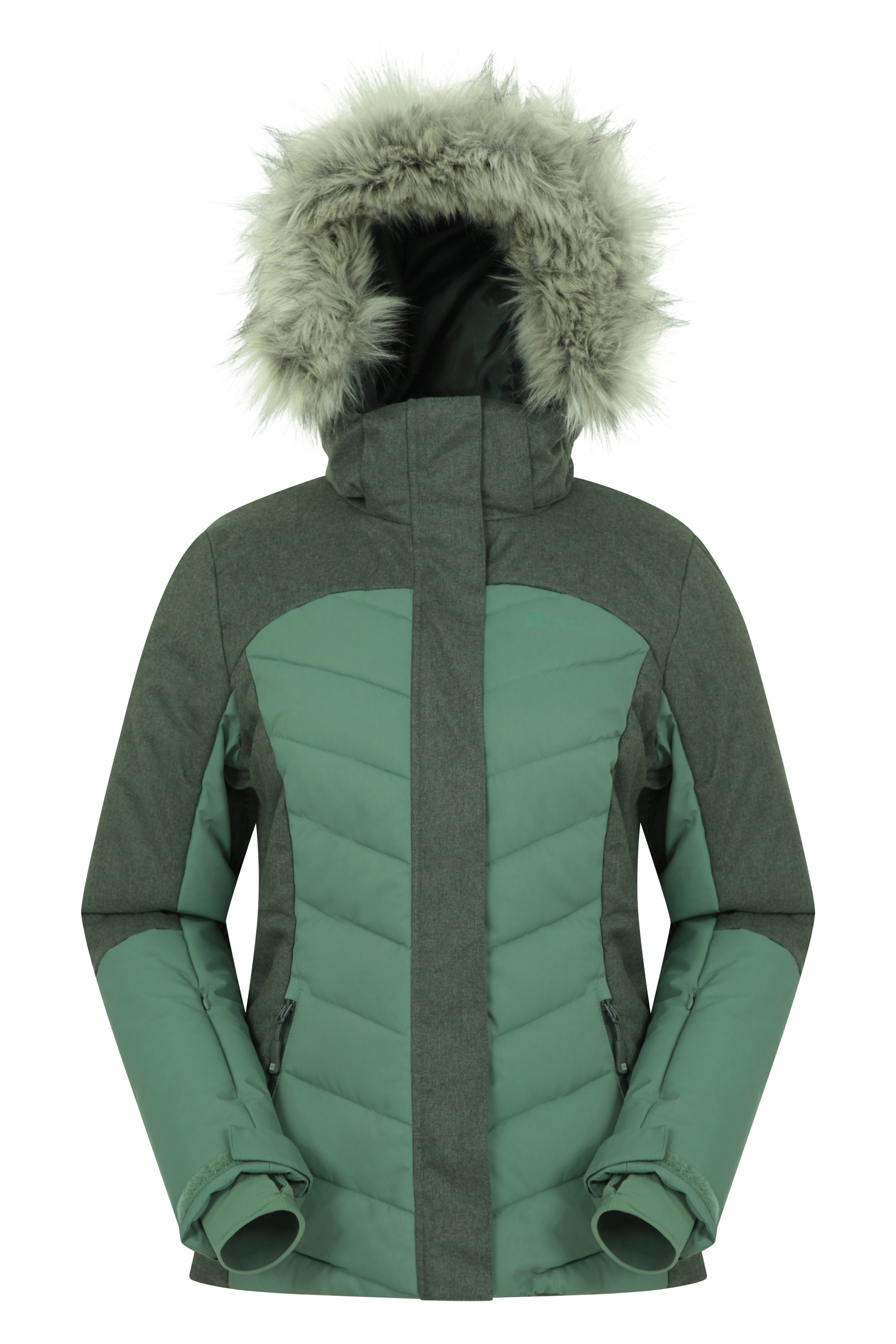 Snowproof Adjustable Hood Mountain Warehouse Moon Womens Ski Jacket Ideal For Winter Sports Skiing Snowboarding 