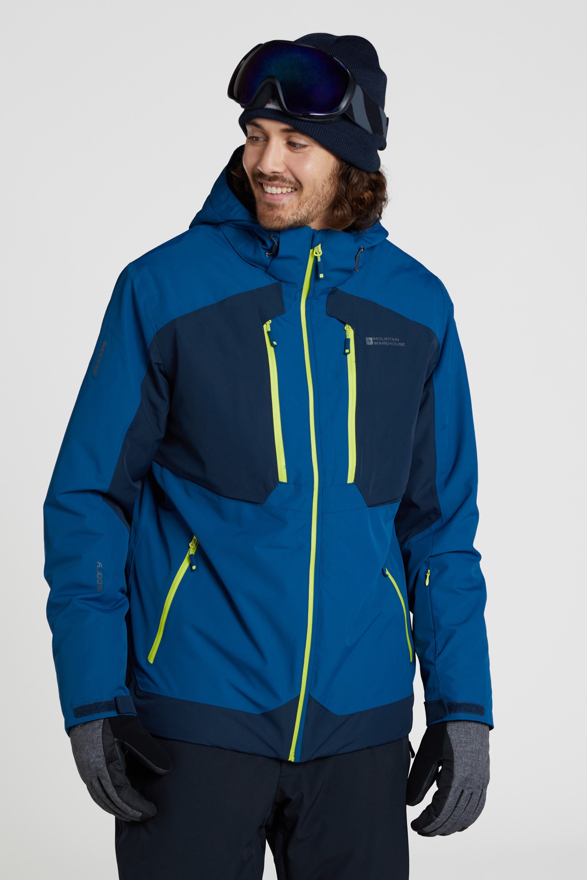 Mountain Warehouse Mountain Warehouse Mens Meteor Extreme Ski Jacket Male Waterproof Winter Coat 