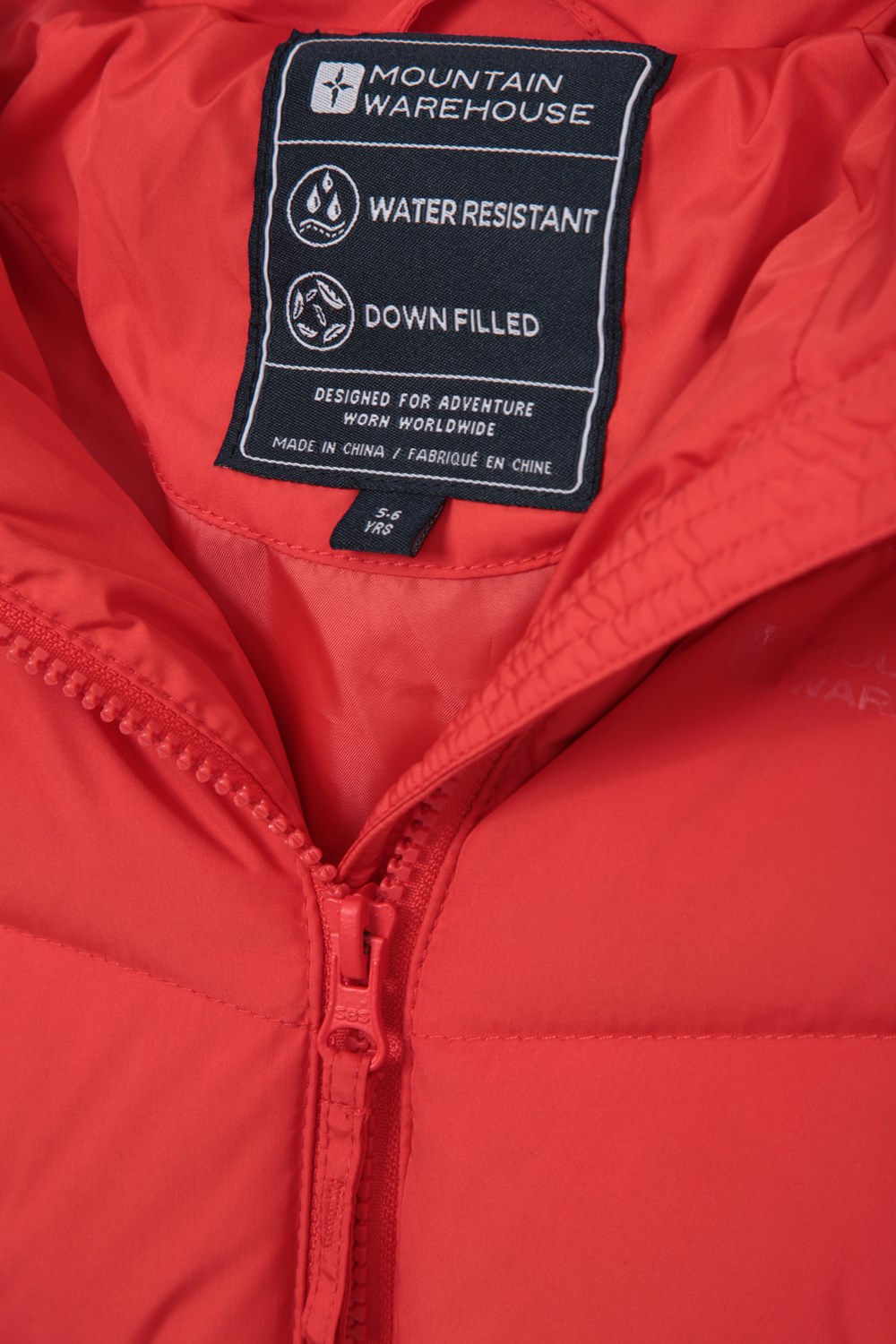 Mountain Warehouse Chill Down Kids Padded Jacket Unisex Water Resistant Coat - Picture 14 of 28