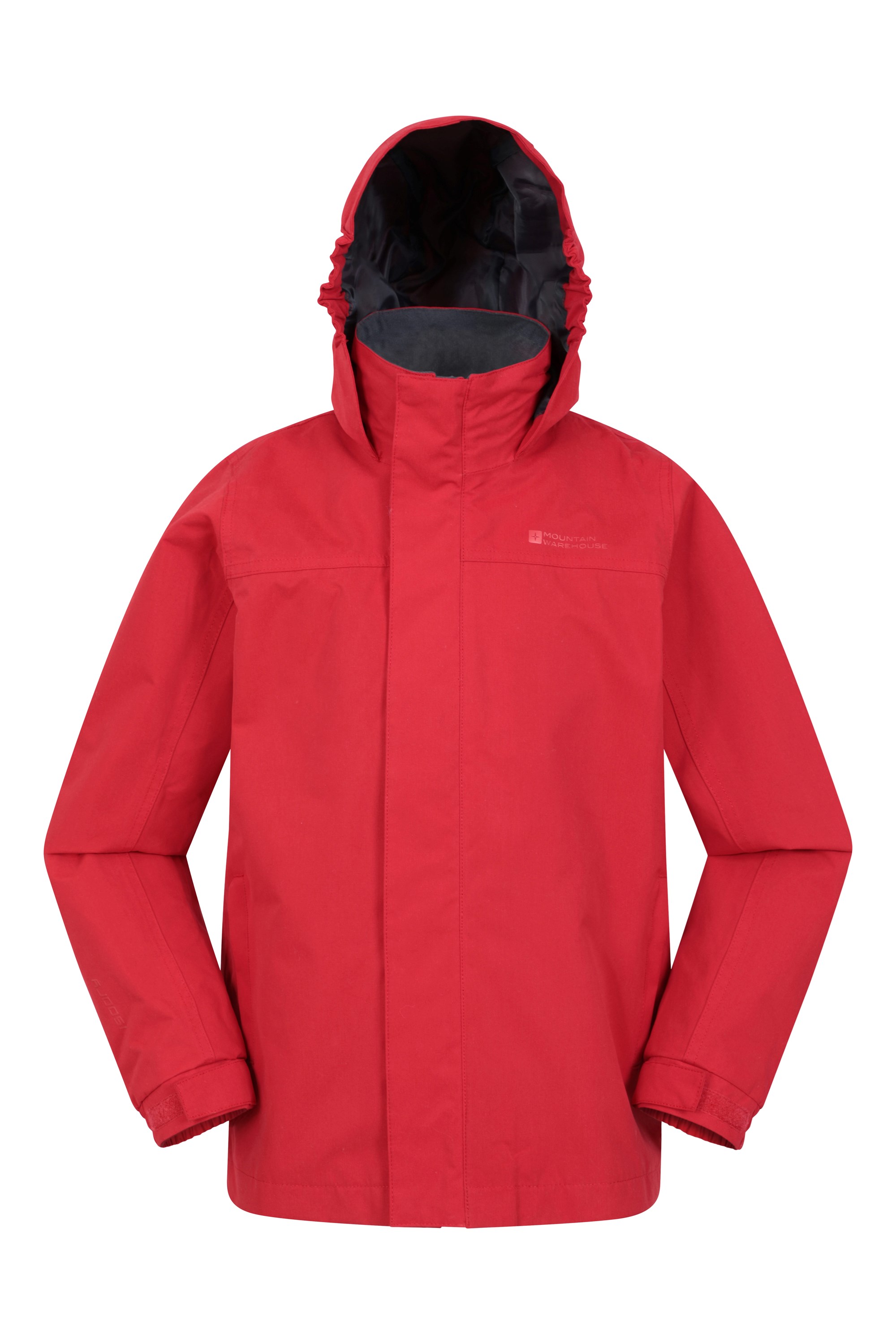 Boys red cheap waterproof jacket