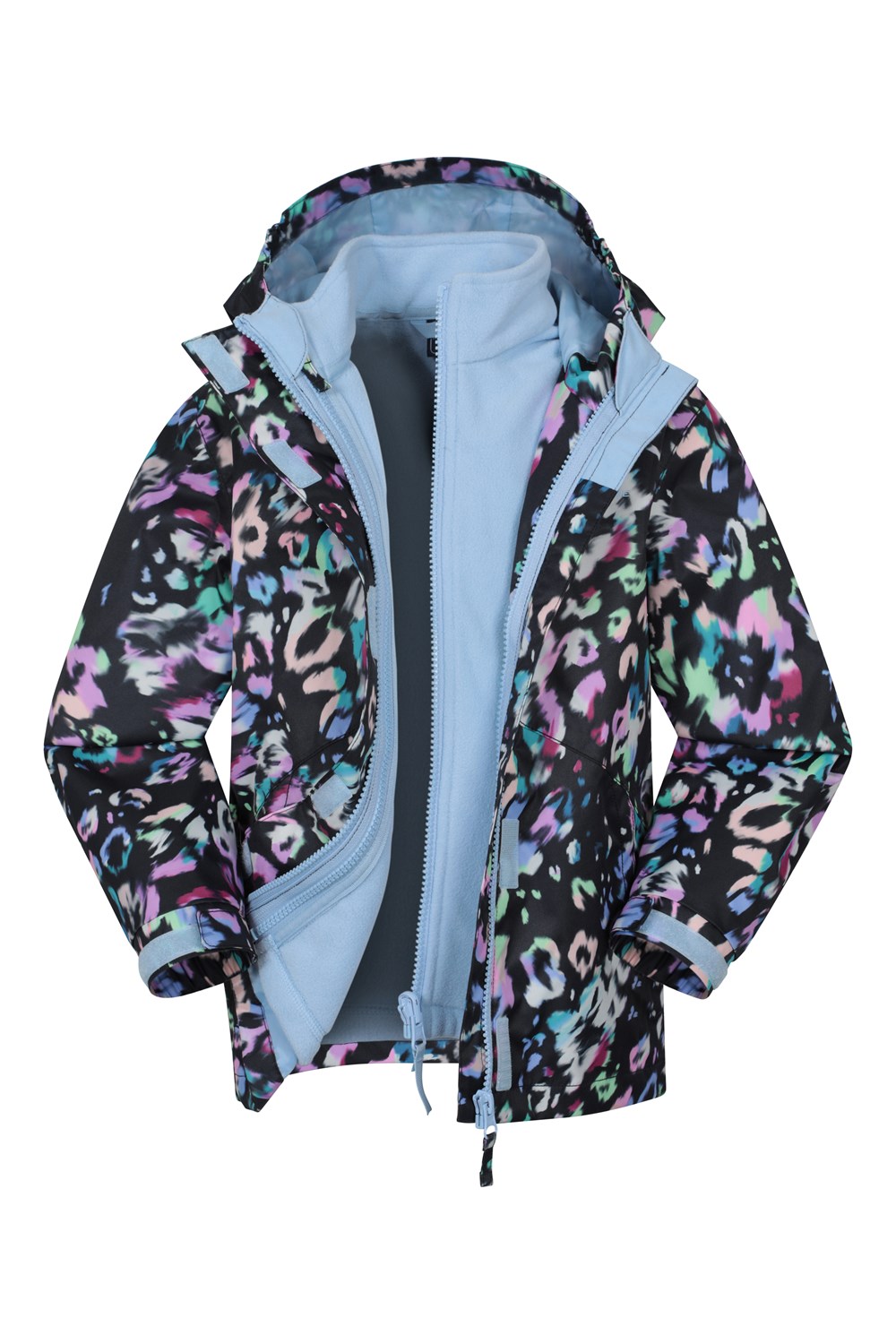 Mountain Warehouse Aries Kids 3 in 1 Jacket Girls Waterproof Warm Winter Coat - Picture 25 of 32