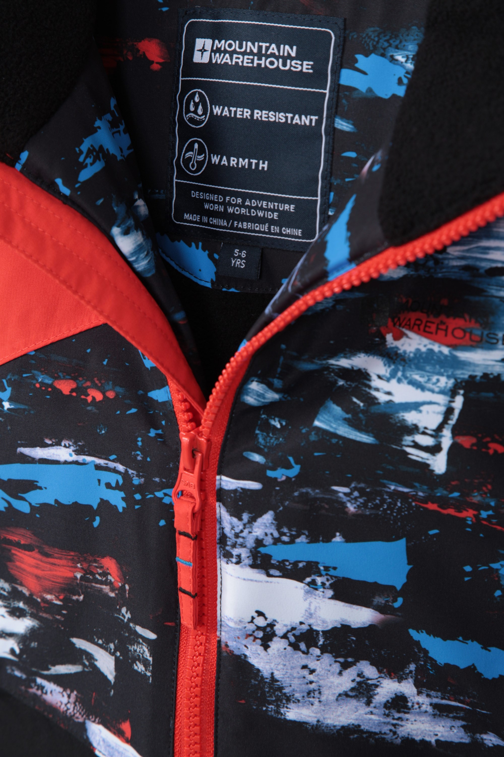 Peak Printed Kids Ski Jacket