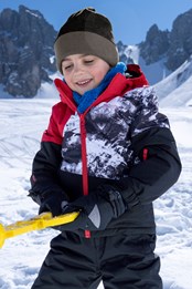 Peak Printed Kids Ski Jacket Monochrome
