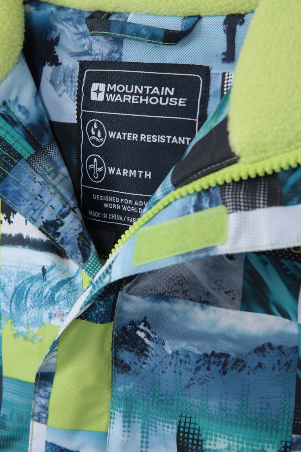Mountain Warehouse Kids Ski Jacket Waterproof Fleece Lined Boys Girls Coat - Picture 114 of 114