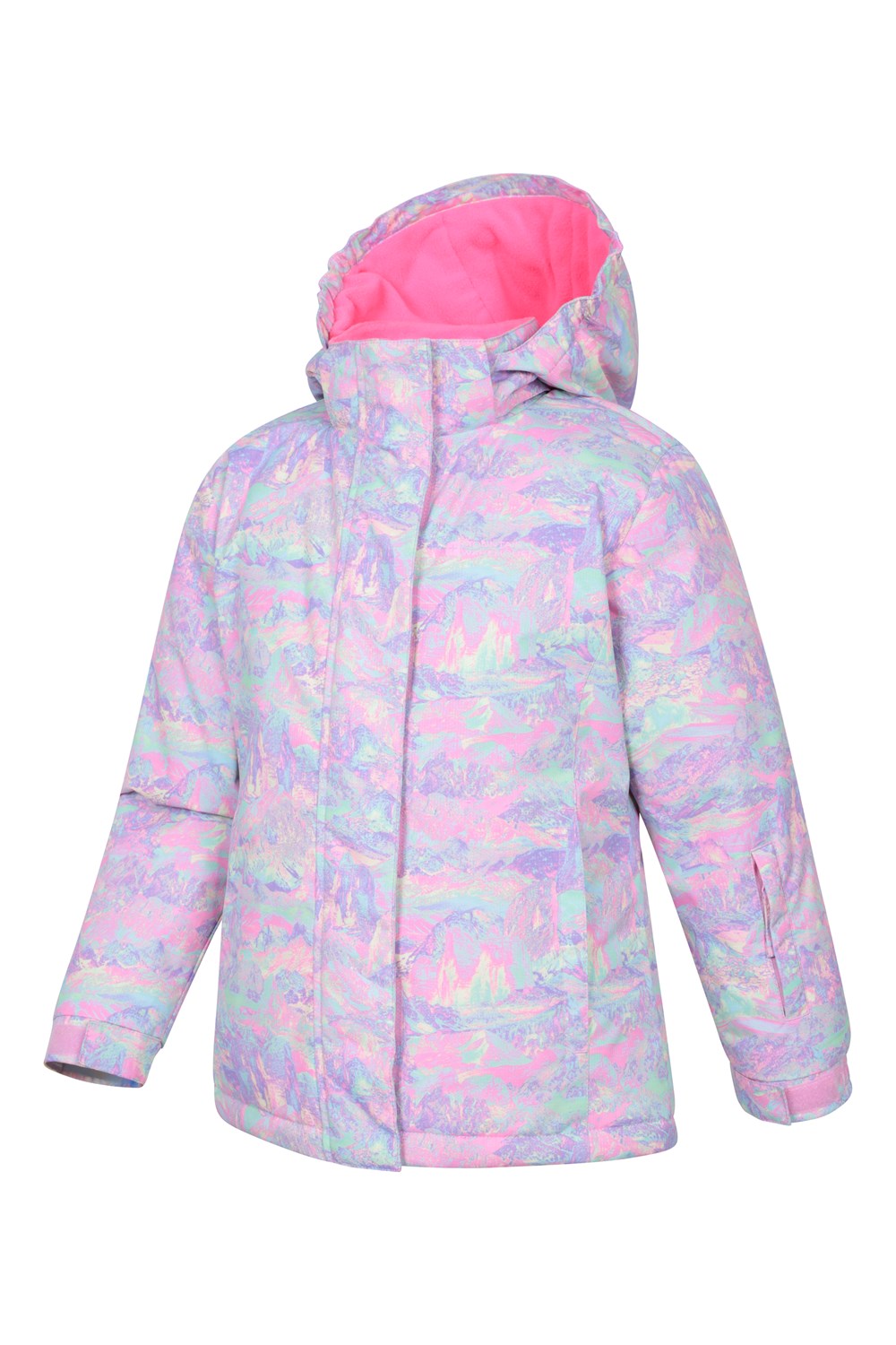 Mountain Warehouse Kids Ski Jacket Waterproof Fleece Lined Girls Boys Coat - Picture 46 of 65