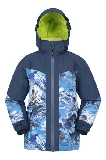 Himalayan Waterproof Kids Ski Jacket Navy