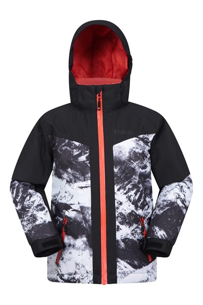 Himalayan Waterproof Kids Ski Jacket - Orange