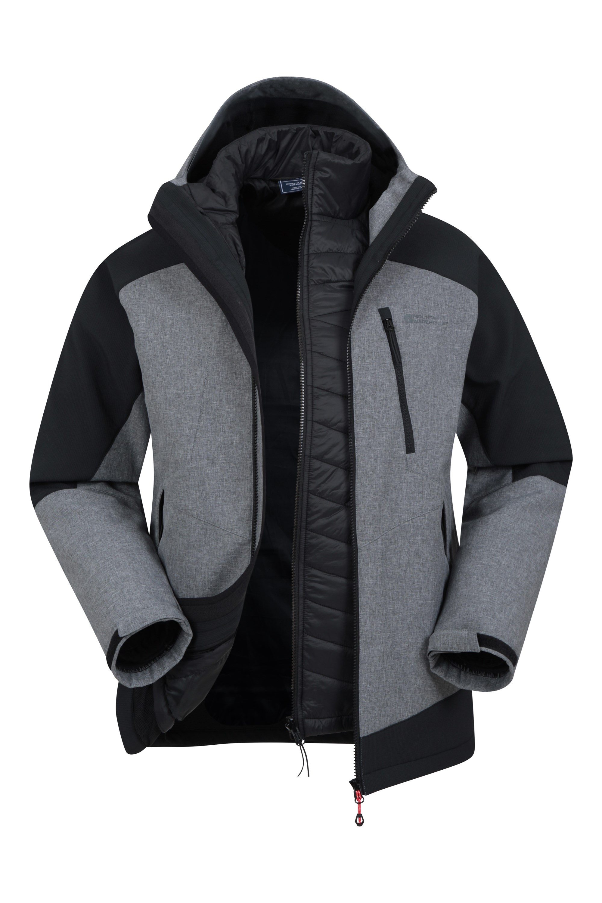 Basswood Mens 3-in-1 Jacket | Mountain Warehouse CA