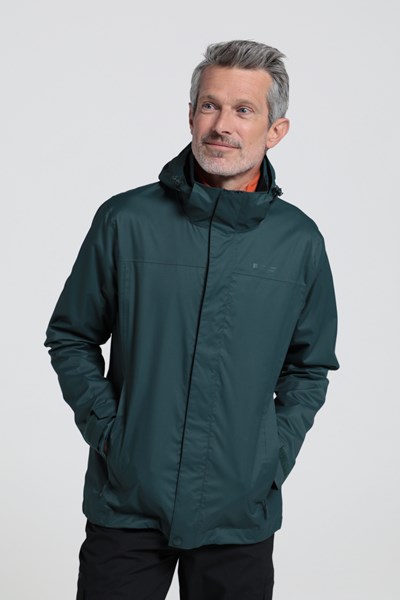 Trek Mens Waterproof Jacket - Green