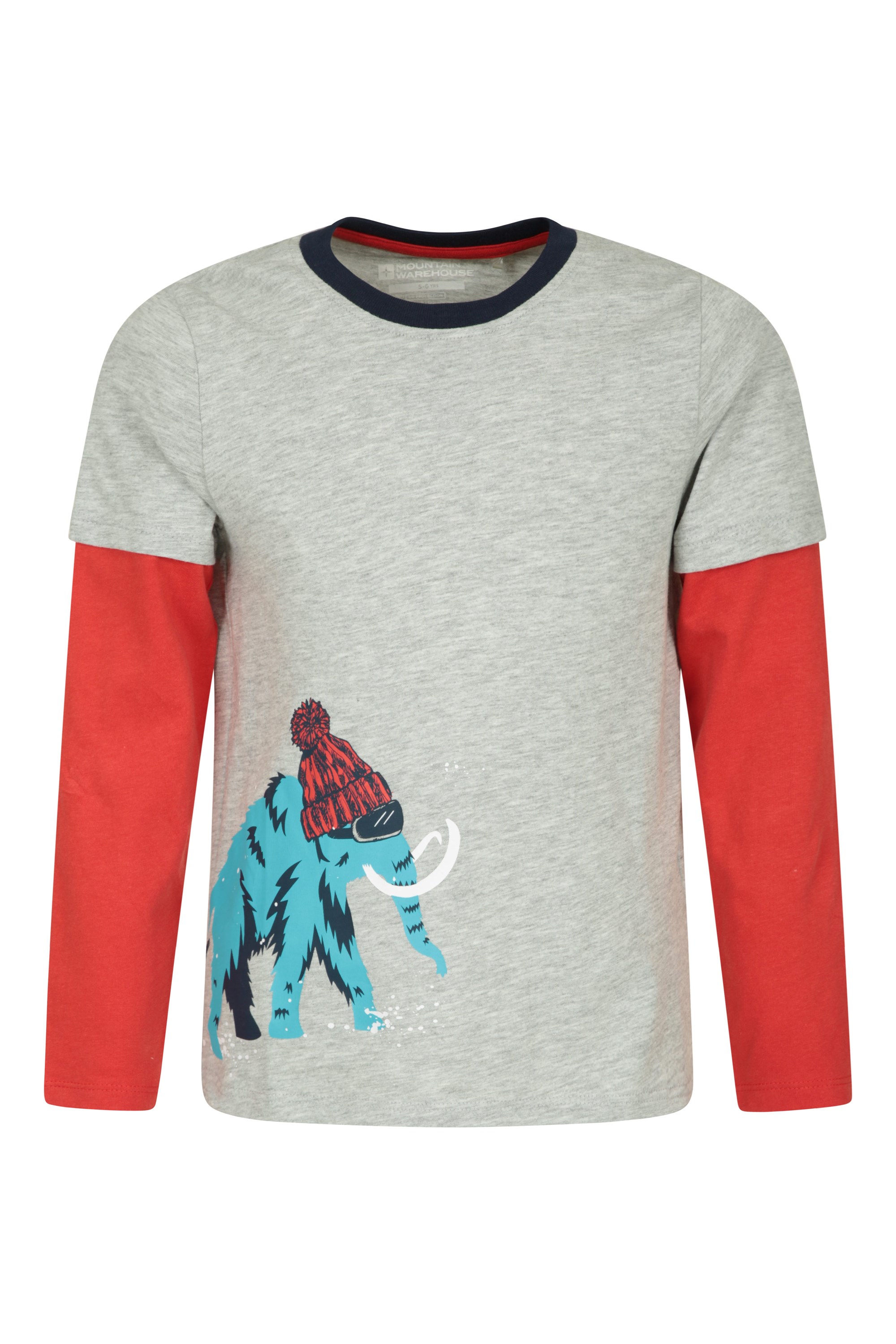 Id/éal pour Les Vacances T-Shirt 100/% Coton Mountain Warehouse Tee-Shirt Dinosaure /à Sequins pour Enfant Haut Respirant Tee-Shirt l/éger la randonn/ée Bleu Marine 7-8 Ans