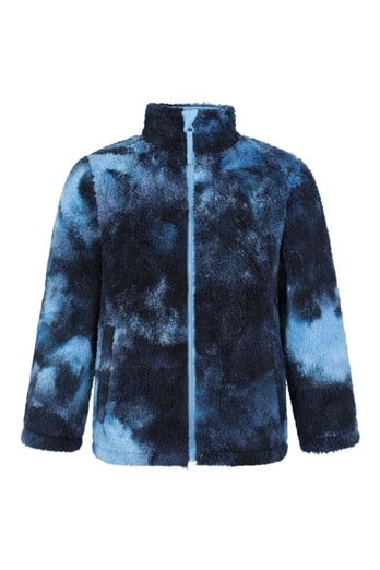 Rainbow Cosy Kids Fleece Dark Blue