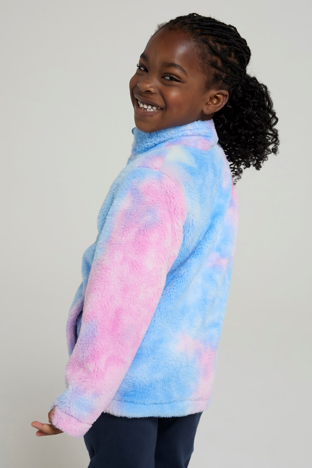 Mountain Warehouse Kids Rainbow Cosy Full Zip Fleece Top Children's Warm Jacket - Picture 28 of 34