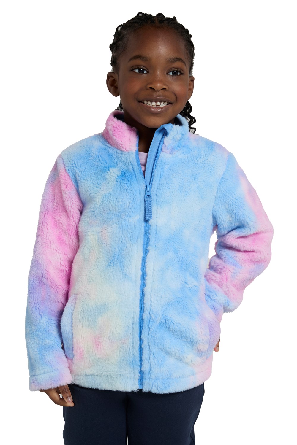 Mountain Warehouse Kids Rainbow Cosy Full Zip Fleece Top Children's Warm Jacket - Picture 34 of 34