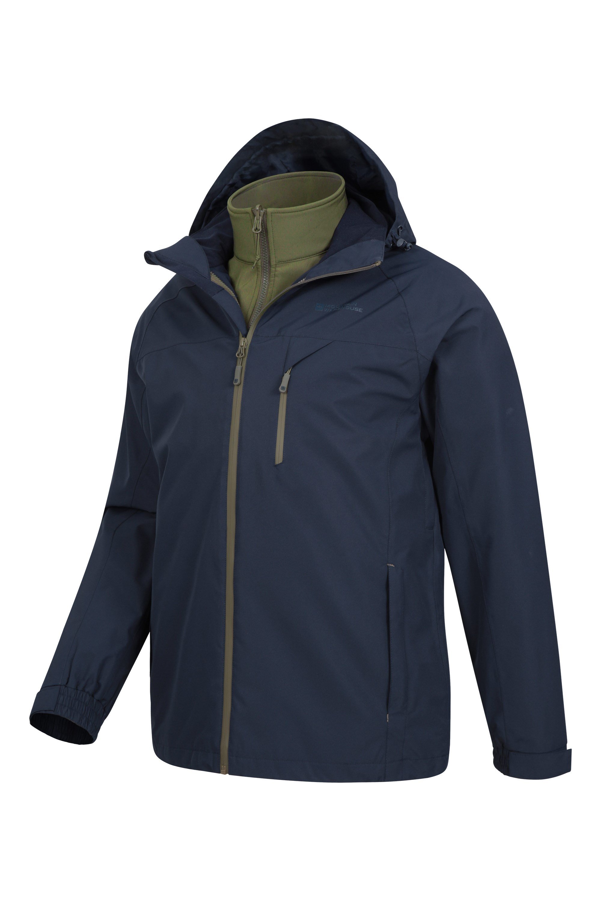 Brisk Extreme Mens 3-in-1 Waterproof Jacket | Mountain Warehouse US