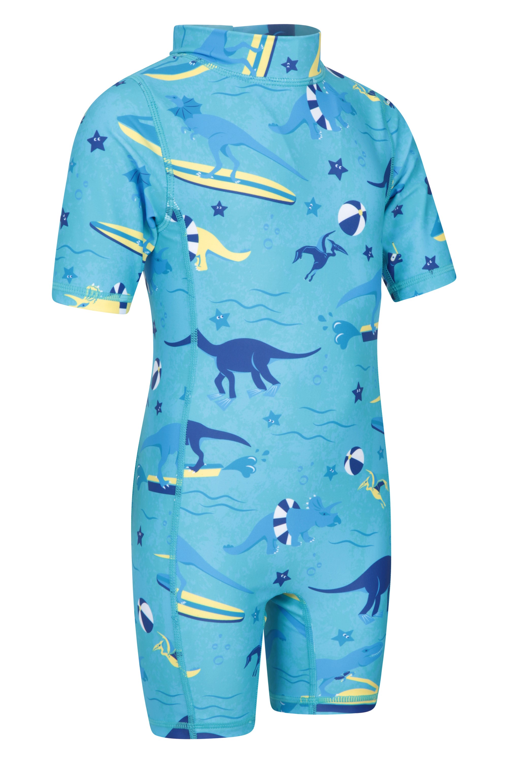 Mountain Warehouse Kid Rash Swim Suits Printed Infant In Blue 2-3 Years